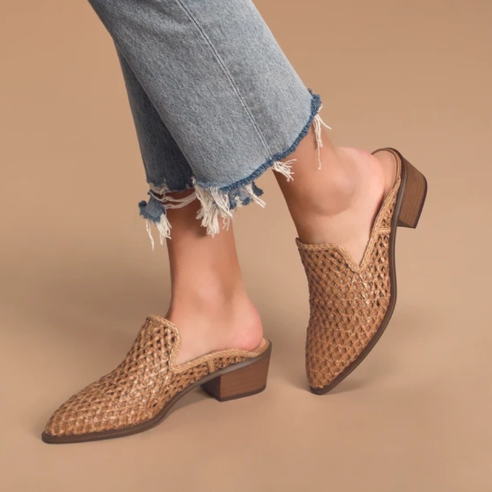 Chinese Laundry Woven Mules